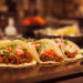Tacos de una taquiza para eventos