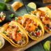 Tacos hechos con mariscos